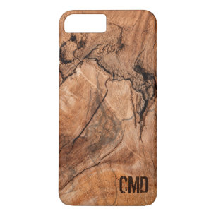 Trendy Monogrammed Nature Hardwood Case-Mate iPhone Case