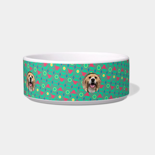 Trendy Monogrammed Pet Accessory Customised Funny  Bowl (Right)