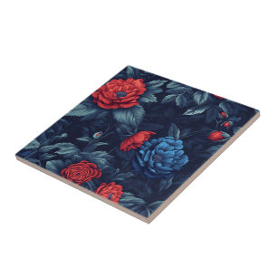 Trendy Moroccan Rose Ceramic Tile For Bath Accent