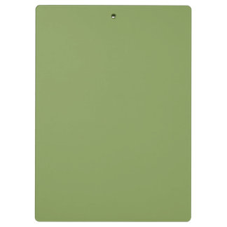 Trendy Moss Green Background Colour Customise this Clipboard
