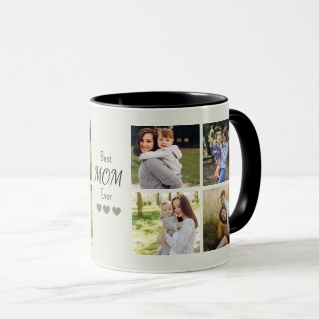 Trendy Mother Best Mum Ever Keepsake Mug (Front Right)