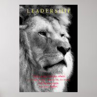 Trendy Motivational Leadership Lion