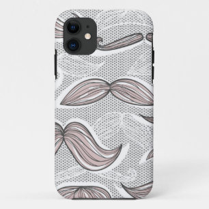 Trendy Moustache Pattern Case-Mate iPhone Case