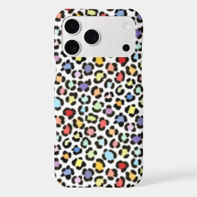 Trendy Multicolored Leopard Fur Effect Rpt Pattern (Back)