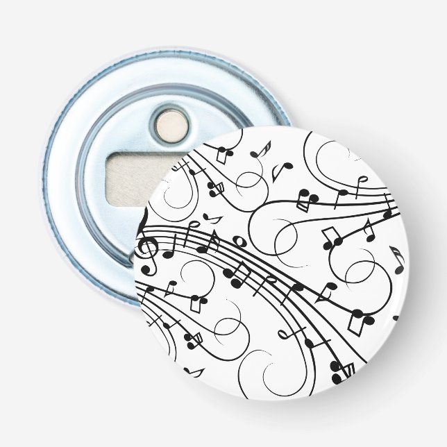 Trendy Music Design Bottle Opener (Front)