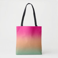 Trendy Neon Pink green and sandy brown