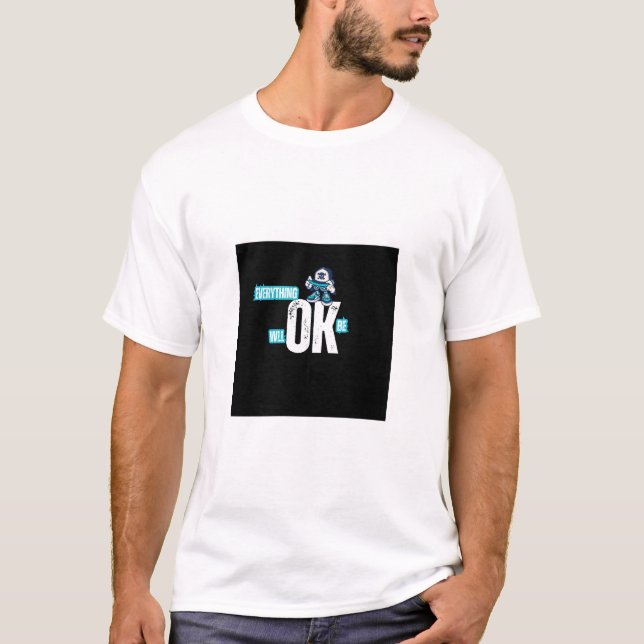 Trendy OK Printed Tee Men's Fashion (Front)