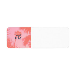 Trendy Palm Tree Bright Peach Made In  USA Type