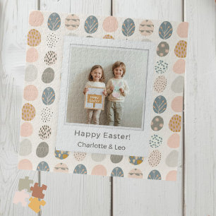 Trendy Pastel Easter Photo Puzzle   Personalized