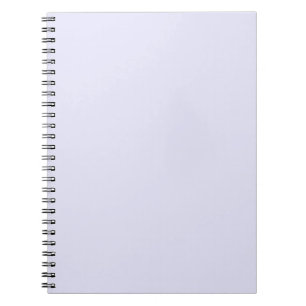 Trendy Pastel Lavender Solid Colour Elegant Notebook