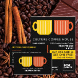 Trendy Pastel Mug Icons Barista, Café, Coffeehouse Flyer<br><div class="desc">Trendy Pastel Mug Icons Barista,  Café,  Coffeehouse Advertising Flyers By The Business Card Store.</div>