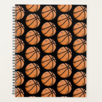 Trendy Pattern Basketball player and coach black