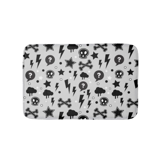 Trendy pattern bath mat (Front)