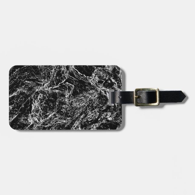 Trendy Pattern - Personalised Luggage Tag (Front Horizontal)