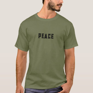 Trendy peace typography  T-Shirt
