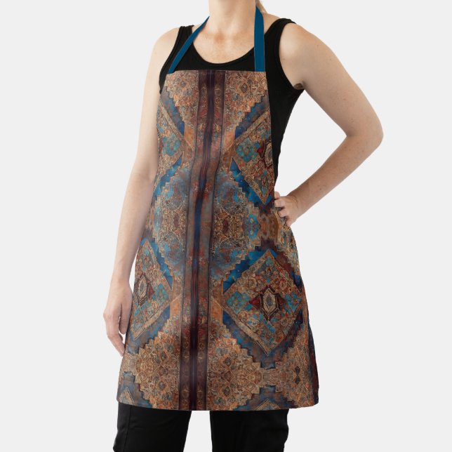 Trendy Persian Beautiful Old Pattern Collection Apron (Insitu)