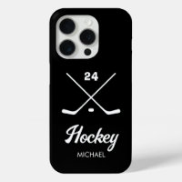 Trendy Personalised Hockey Player Name Number