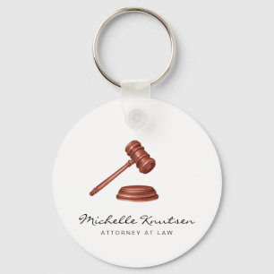 Trendy Personalised Lawyer Attorney at Law Key Ring
