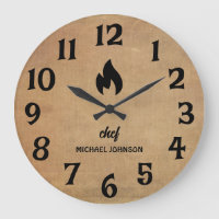 Trendy Personalised name chef Brown 