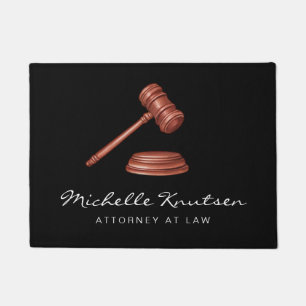 Trendy Personalized Lawyer Attorney at Law Doormat