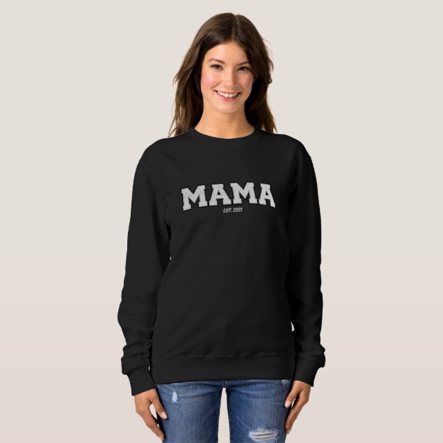 Trendy personalized MAMA Sweatshirt (Front Full)