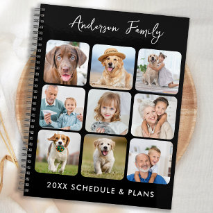 Trendy Photo Collage Personalised 2023 Calendar  Planner