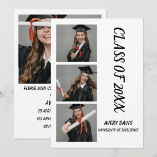 Trendy Photo Graduation Invite 2026