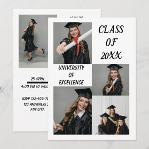 Trendy Photo Graduation Invite 2026
