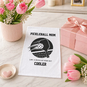 Trendy Pickleball Mum Gift Sports  Hand Towel