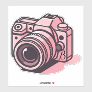 Trendy Pink DSLR Camera Photography Personalised