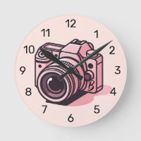 Trendy Pink DSLR Camera Photography Personalised