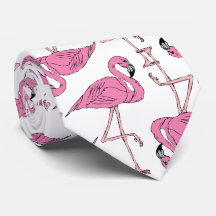 Trendy Pink Flamingo Pattern