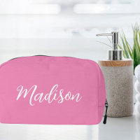 Trendy Pink Girls Name Handwritten Script Custom