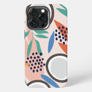 Trendy Pink Green Blue Blush Coconut Tough Case