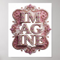 Trendy Pink IMAGINE Custom Tee