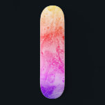 Trendy Pink Red Blue Purple Yellow Green Modern Skateboard<br><div class="desc">Trendy Pink Red Blue Purple Yellow Green Modern Abstract Art Template Blank Skateboard.</div>