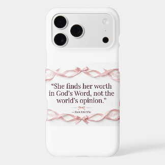 Trendy Pink Ribbon Aesthetic Faith Phone case