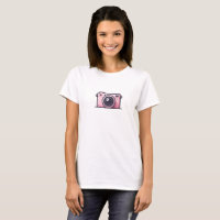 Trendy Pink Snapshot Shoot Camera Photography 