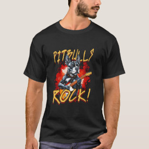 Trendy Pitbull Pitbulls Rock T-Shirt