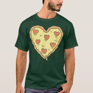 Trendy Pizza Heart Food Humour 33375666 T-Shirt