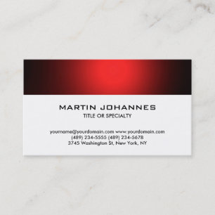 Trendy Plain Simple Automotive Business Card