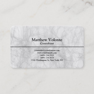 Trendy Plain Stylish Grey Professional Business Card