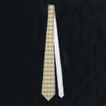 Trendy Polka Dot Pattern - Yellow On Grey Tie<br><div class="desc">A trendy necktie with stylish polka dot pattern in the latest fashion trend colours.</div>
