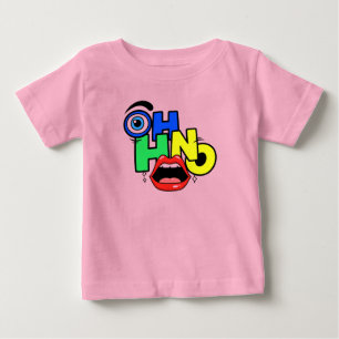 Trendy Pop Art Sassy Lips Kids T-Shirt