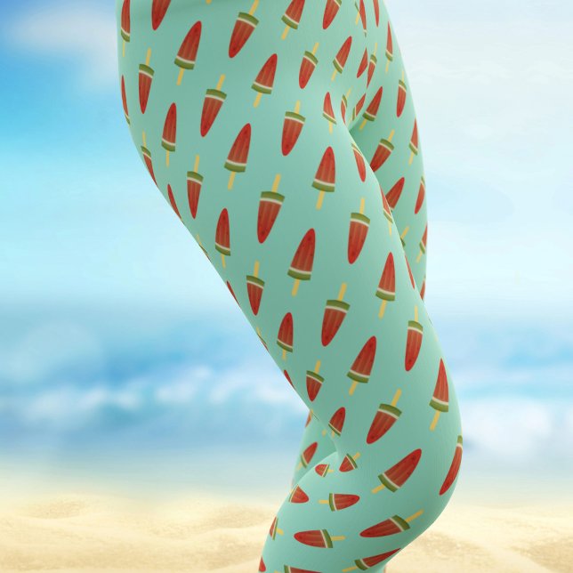 Trendy Popsicle Pattern Summer Leggings (Fun summer leggings just for you)