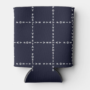 Trendy 'Positive' pattern, grid check. Can Cooler