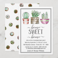 Trendy Potted Plants Housewarming Party