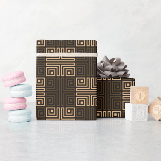 Trendy Premium Luxurious Artisan Wedding Wrapping Paper (Baby Shower)
