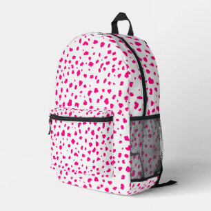 Trendy Preppy Pink Dots Backpack