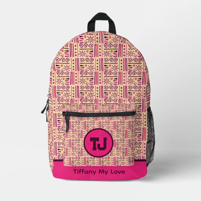 Trendy Preschool Elementary Student Backpack For P (Front)